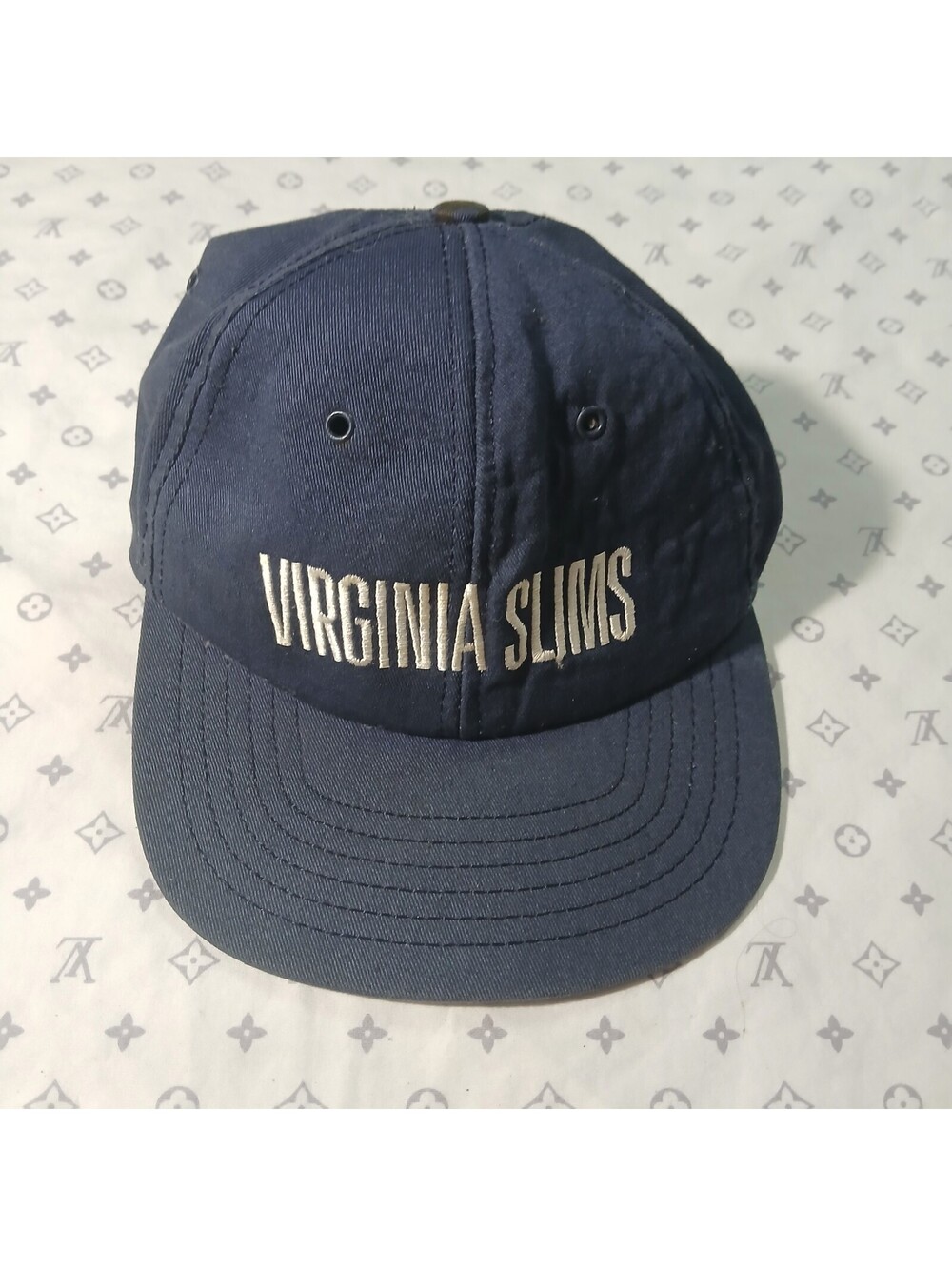 Virginia Slims Snapback Hat Navy Tobacco Promo USA Adult One Size Cap